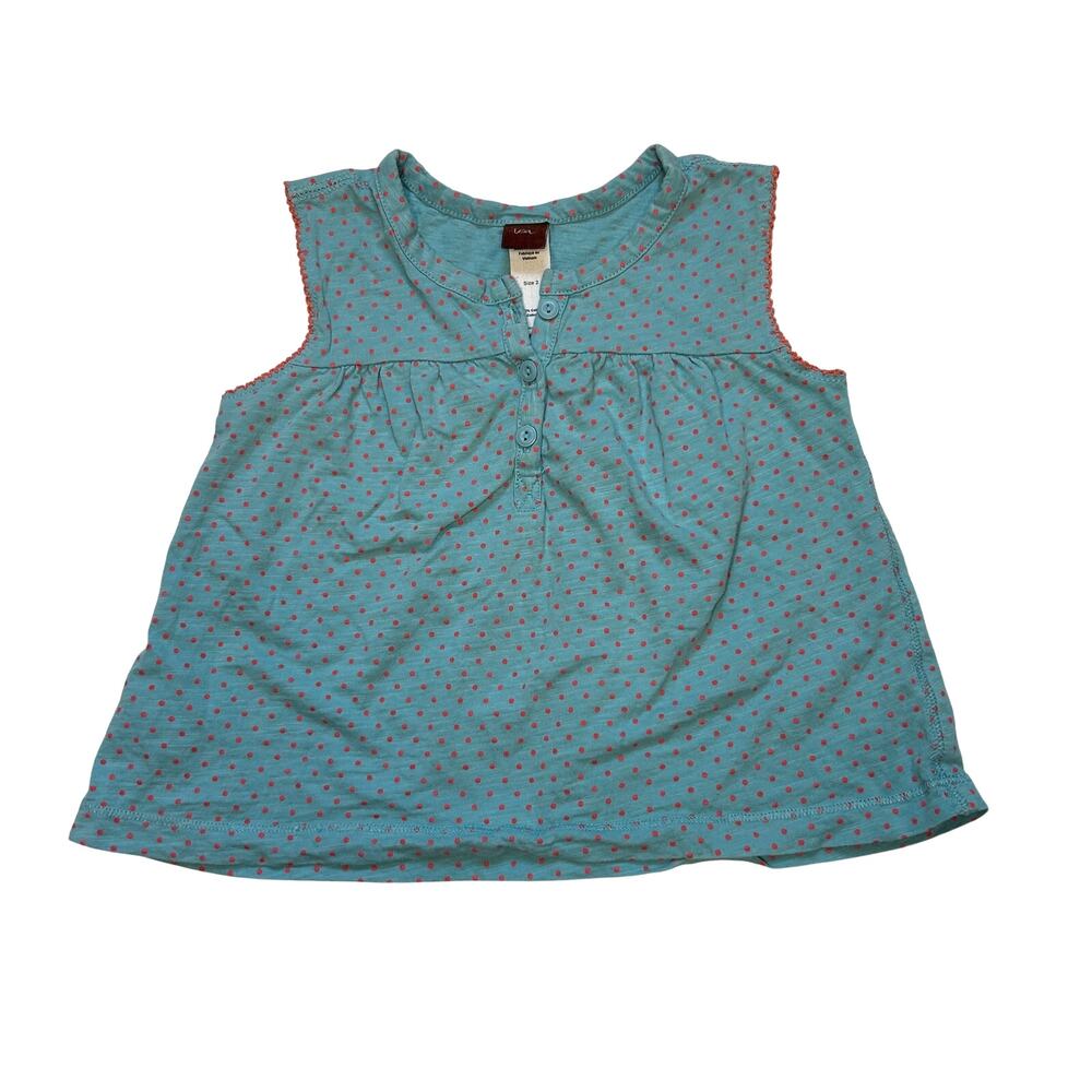 Tea Collection Polka Dot Tunic Top 2Y
